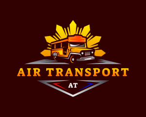 Jeepney Automobile Transportation logo design