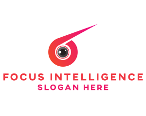 Modern Lens Eye  logo