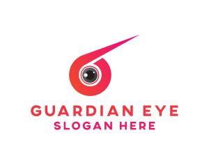 Modern Lens Eye  logo design