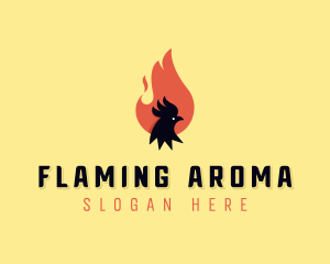 BBQ Flame Chicken logo