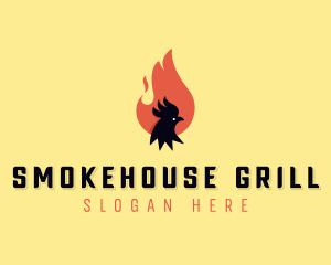 BBQ Flame Chicken logo