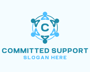 People Community Charity logo design