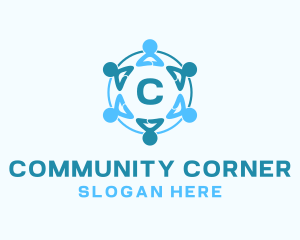 People Community Charity logo design