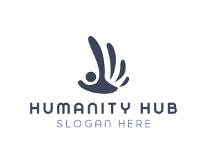 Human Hand Community logo design