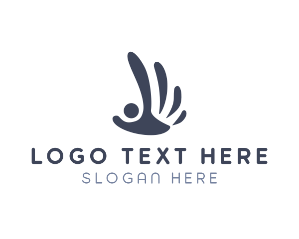 Gesture logo example 1