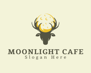Night Moon Deer  logo