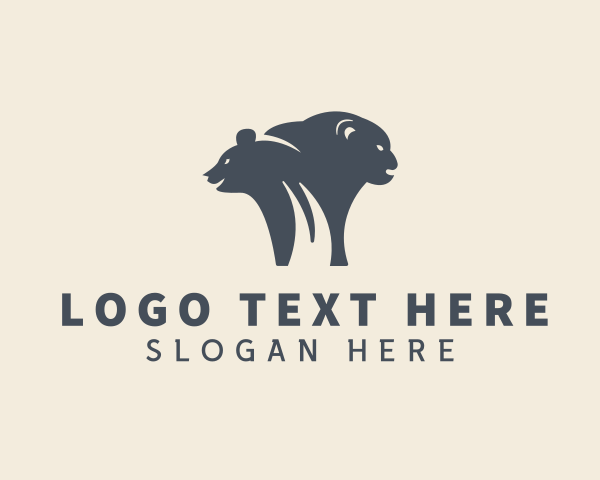Bear logo example 2