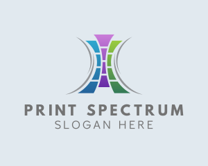 Paper Film Strip Business logo design