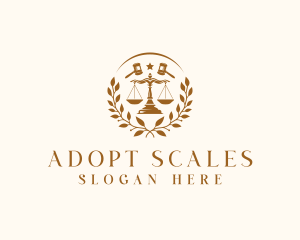 Justice Scale Attorney logo design