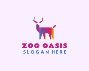 Wild Deer Zoo logo design