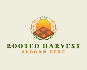 Pumpkin Farm Agriculture logo design