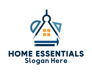 Builder Home Renovation Tools logo design