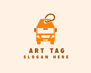 Bus Transport Tag logo design