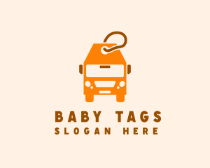 Bus Transport Tag logo design