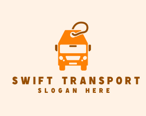 Bus Transport Tag logo design