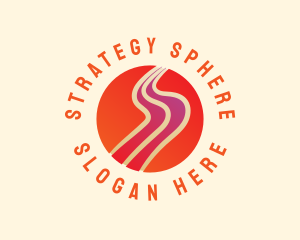 Digital Sphere Letter S logo
