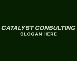 Modern Slanted Tech logo