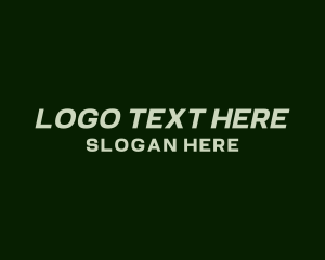 Italic - Modern Slanted Tech logo design