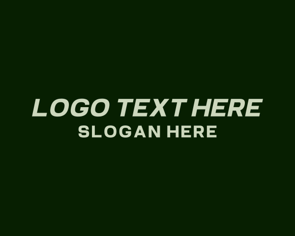 Modern Slanted Tech logo