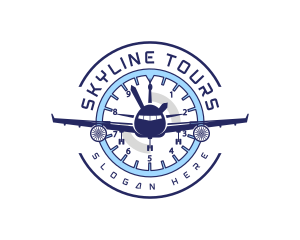 Airplane Flight Gauge logo