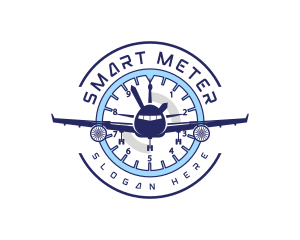 Airplane Flight Gauge logo