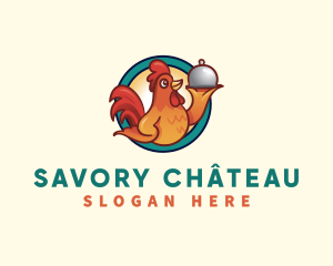 Chicken Rooster Restaurant logo design