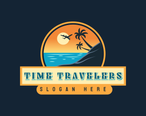 Airplane Travel Resort logo design