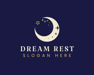 Moonlight Fantasy Stars logo design