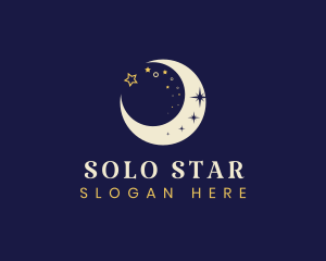 Moonlight Fantasy Stars logo design