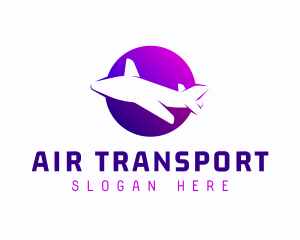 Airplane Fly Transport logo design