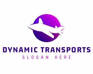 Airplane Fly Transport logo design