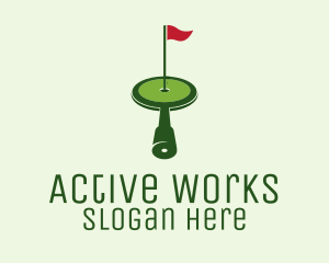 Spy Glass Golf logo design