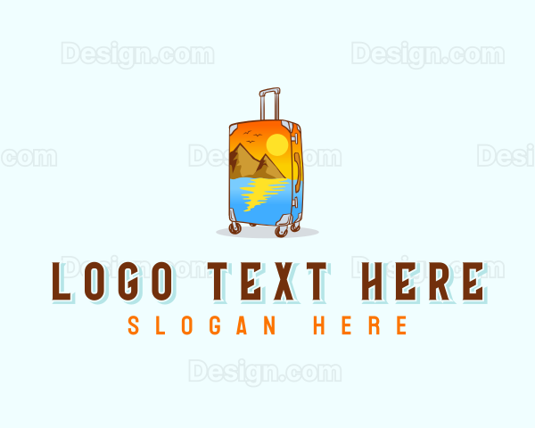 Luggage Travel Vacation Logo