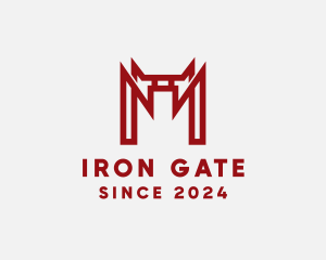 Red Gate Letter M logo