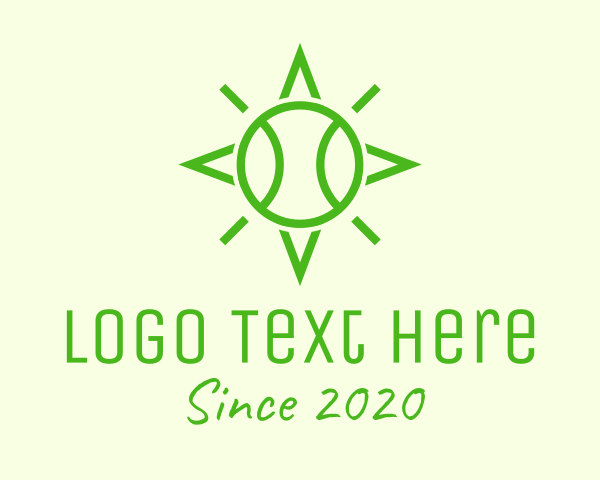 Tennis logo example 3