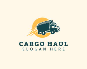 Truck Logistics Delivery logo design