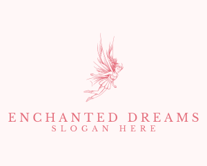 Magical Fairy Girl logo design