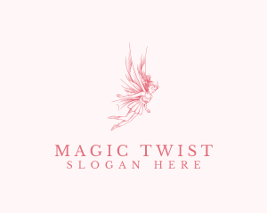 Magical Fairy Girl logo design