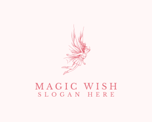 Magical Fairy Girl logo design