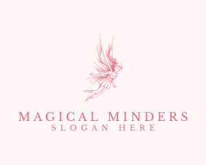 Magical Fairy Girl logo design