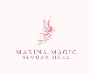 Magical Fairy Girl logo design