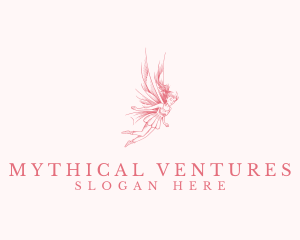 Magical Fairy Girl logo design