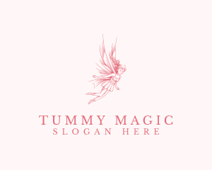 Magical Fairy Girl logo design