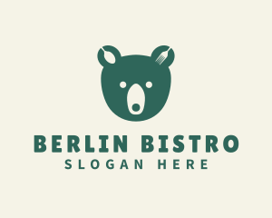 Green Bear Bistro logo design