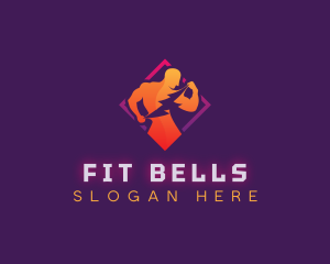 Human Bolt Fitness logo design