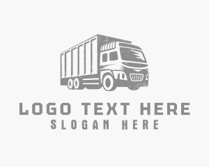 Truck Import Cargo Shipping logo