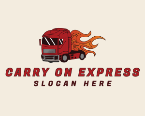 Express Freight Trucking logo design