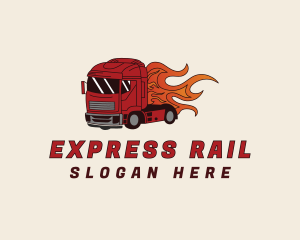 Express Freight Trucking logo design