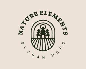 Nature Tree Field logo design