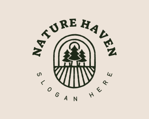 Nature Tree Field logo design